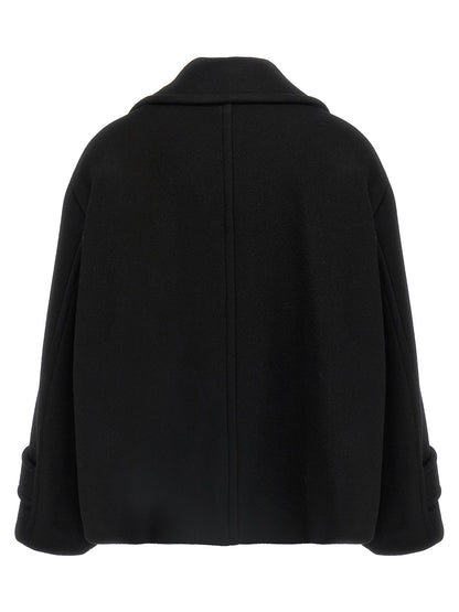 Double breasted wool coat Coats, trench coats