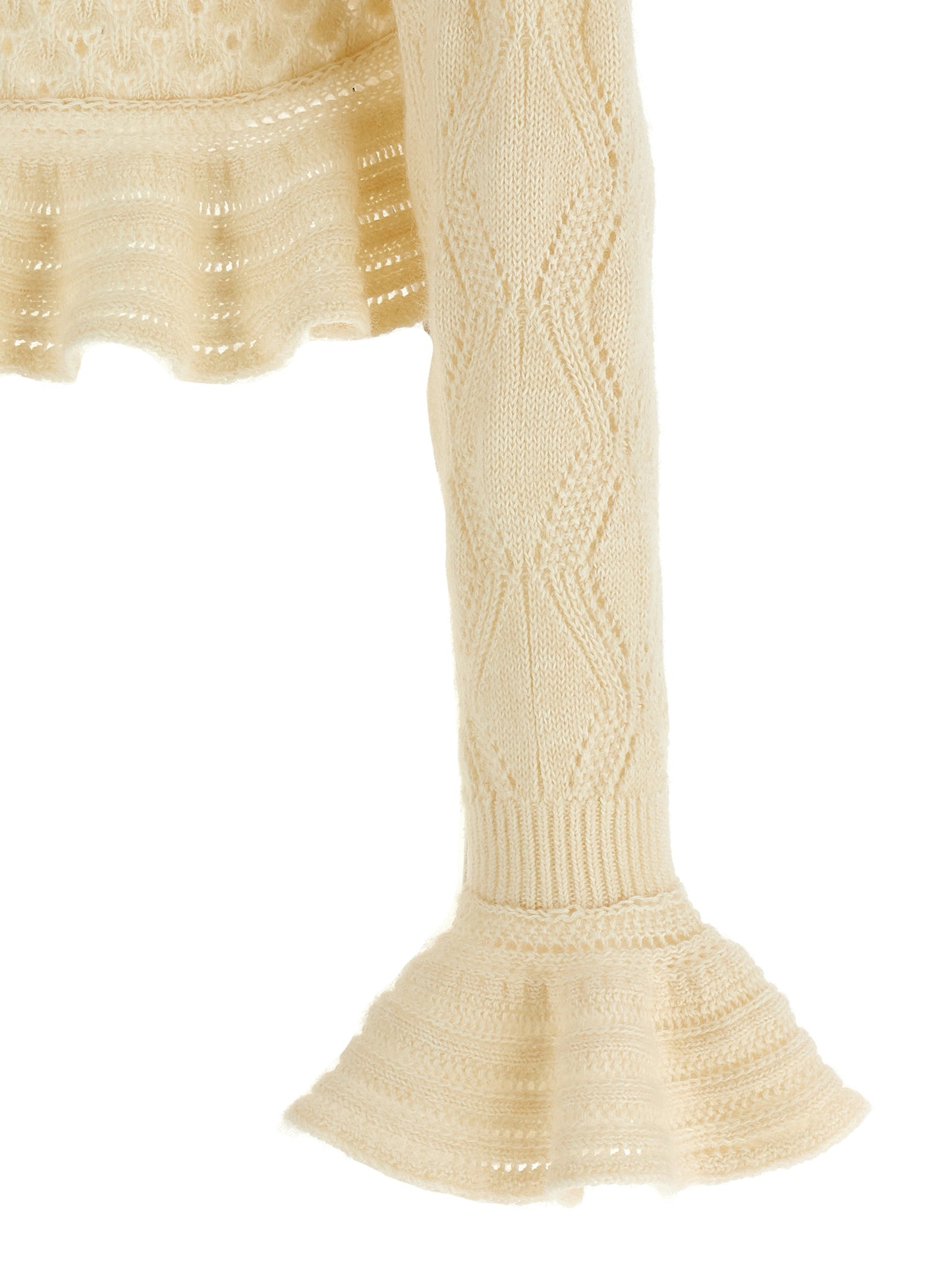 Pointelle cardigan Sweater, cardigans