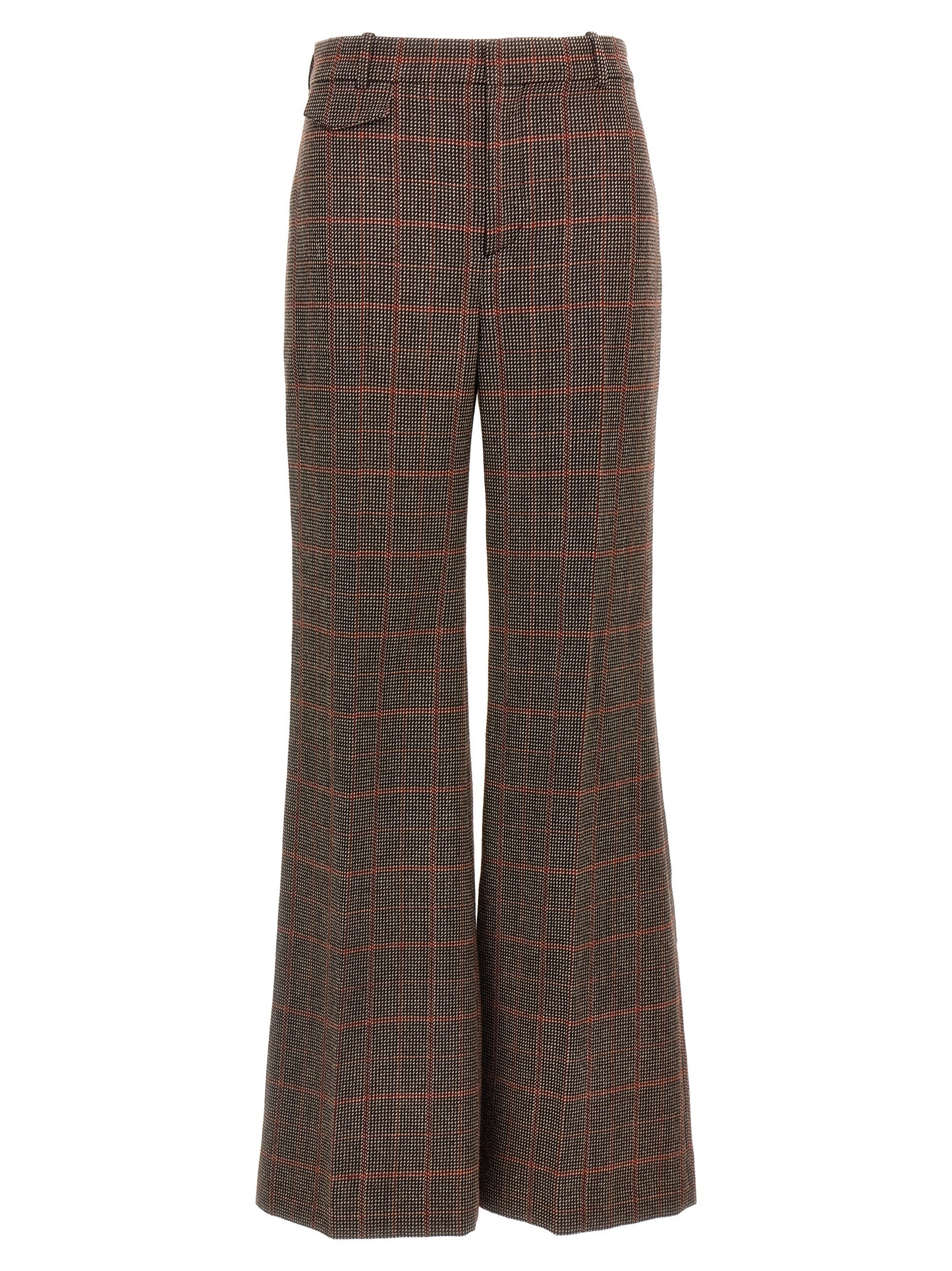 Check wool pants Pants