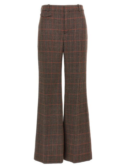 Check wool pants Pants