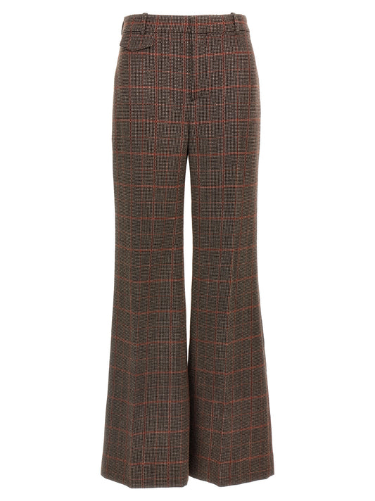 Check wool pants Pants