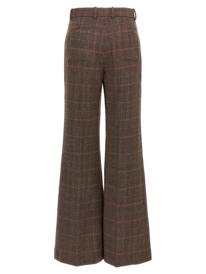 Check wool pants Pants