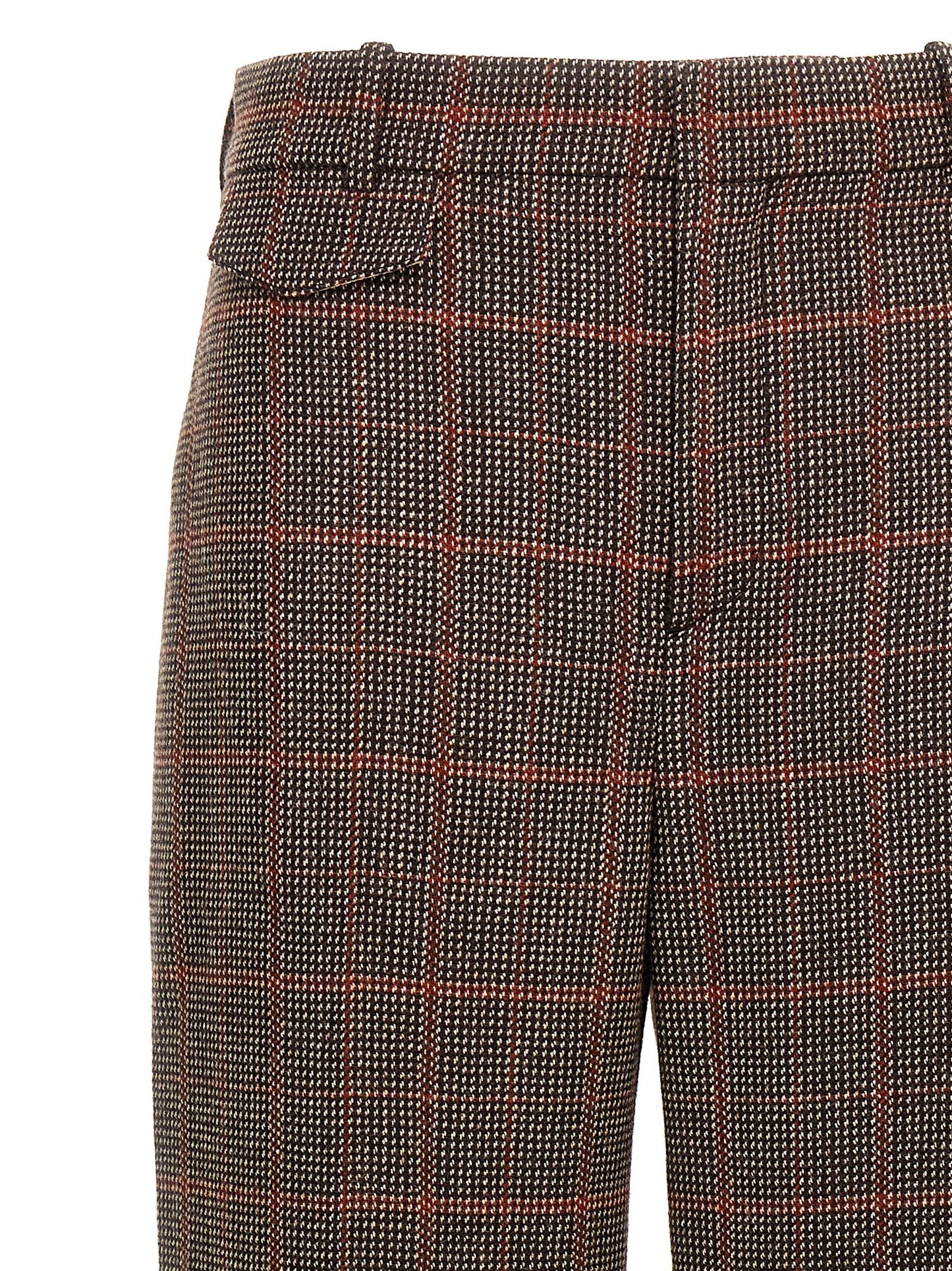 Check wool pants Pants