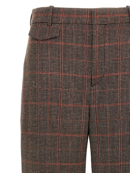Check wool pants Pants