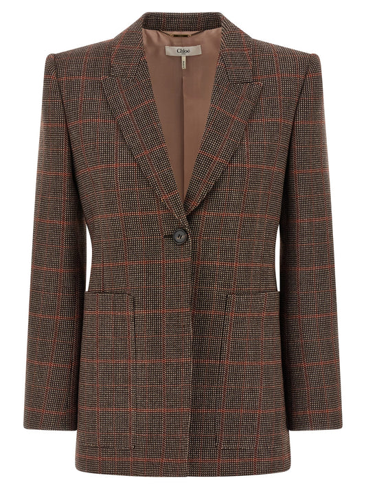 Check Wool blazer Blazer, suits