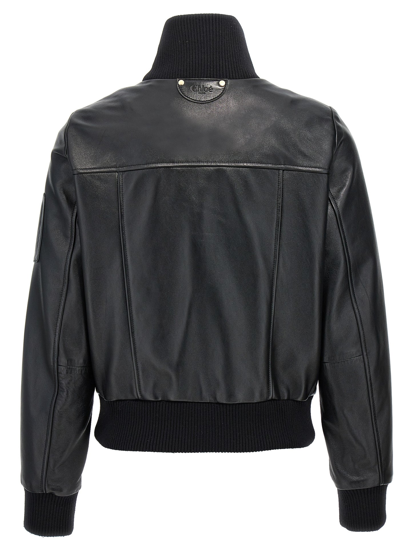 Leather bomber jacket Down jacket, Parka, Casual jackets