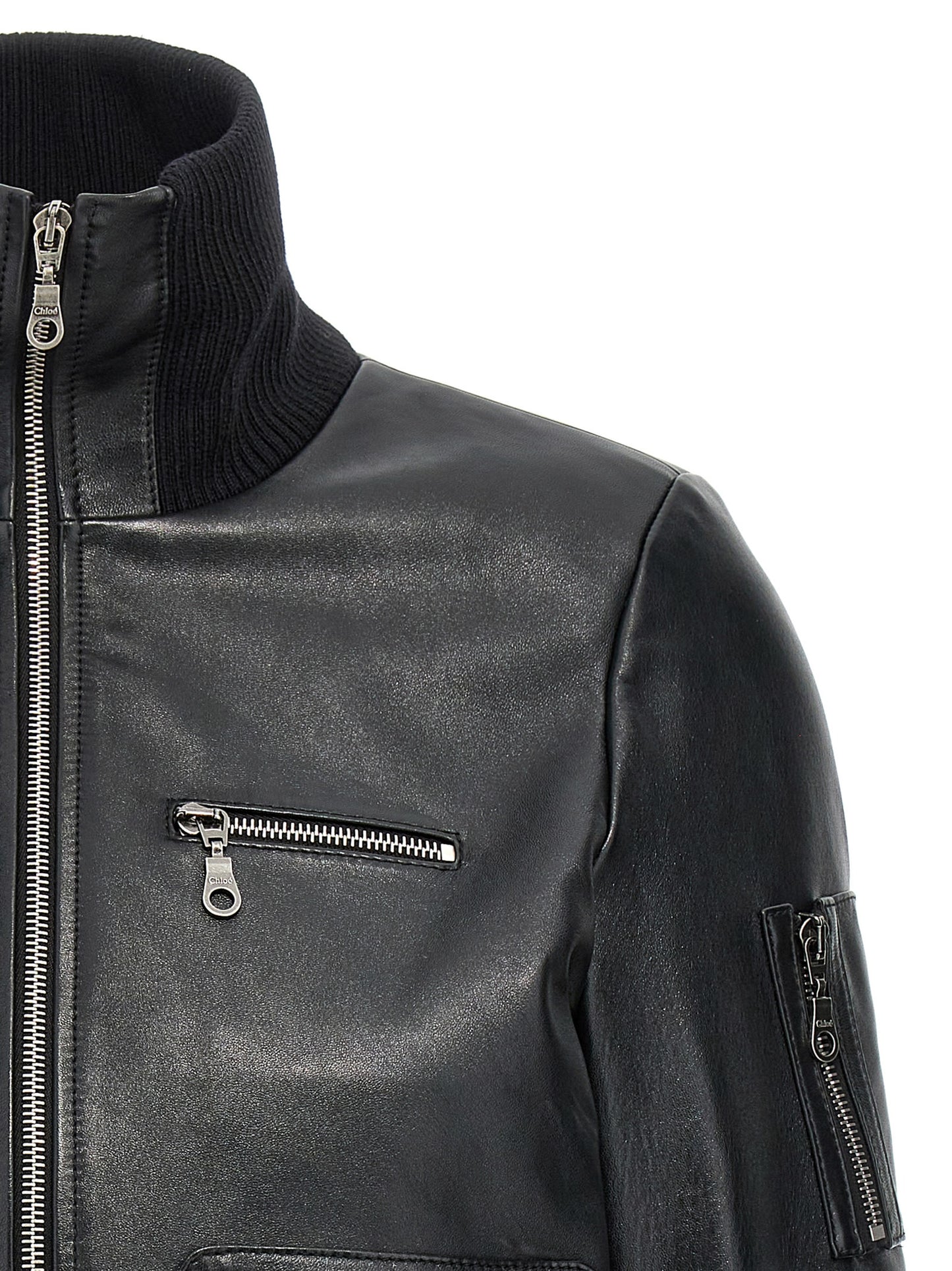 Leather bomber jacket Down jacket, Parka, Casual jackets