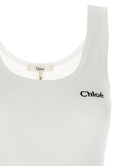 Logo embroidery top Tops