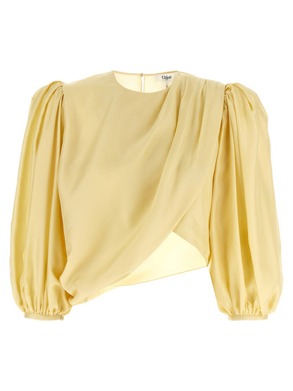 Draped top Tops