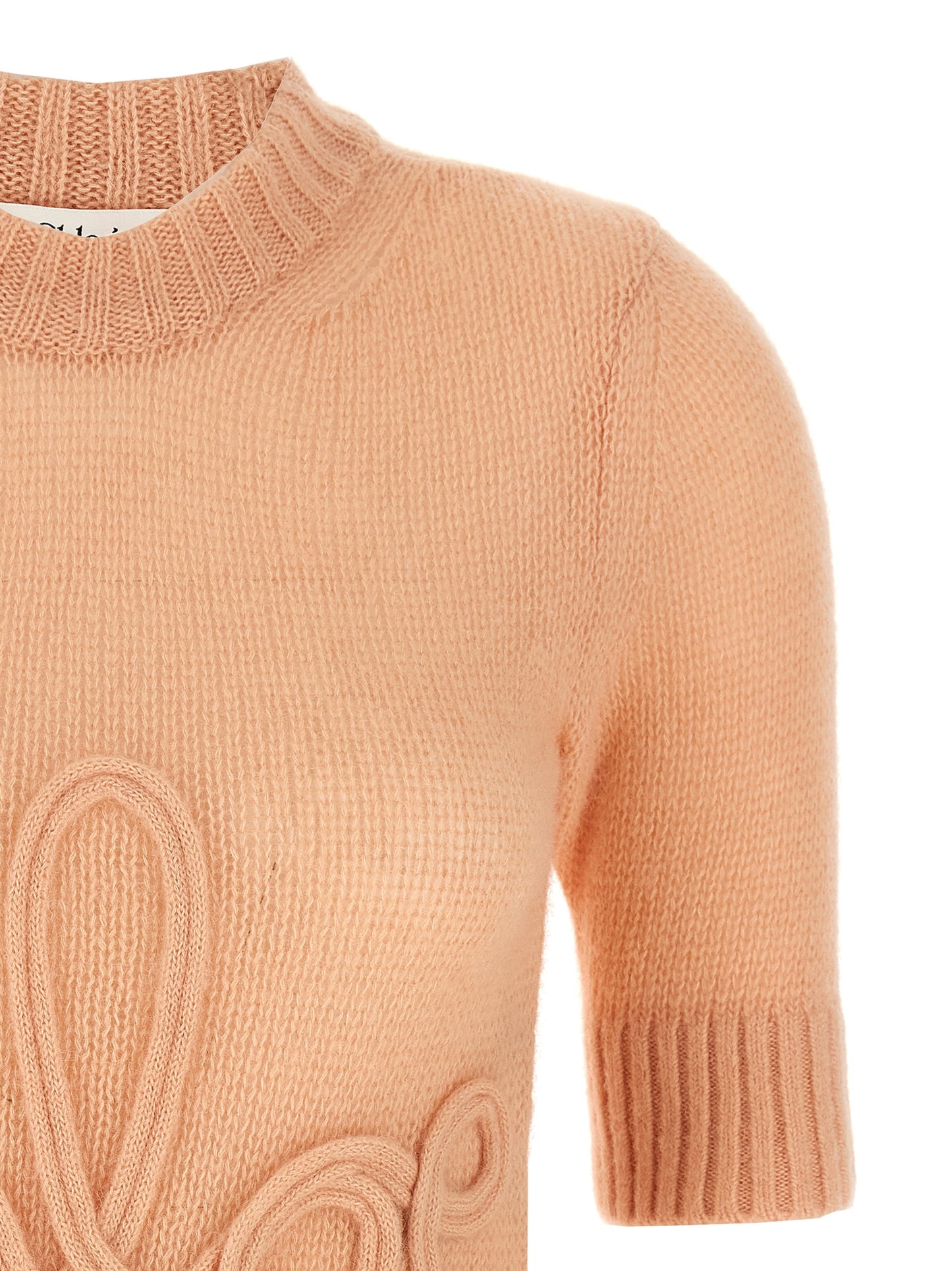 Logo embroidery sweater Sweater, cardigans