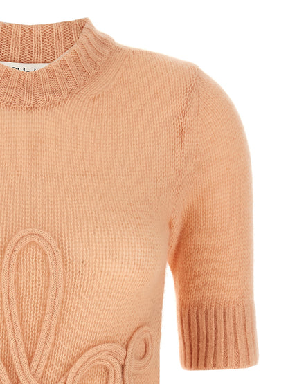 Logo embroidery sweater Sweater, cardigans