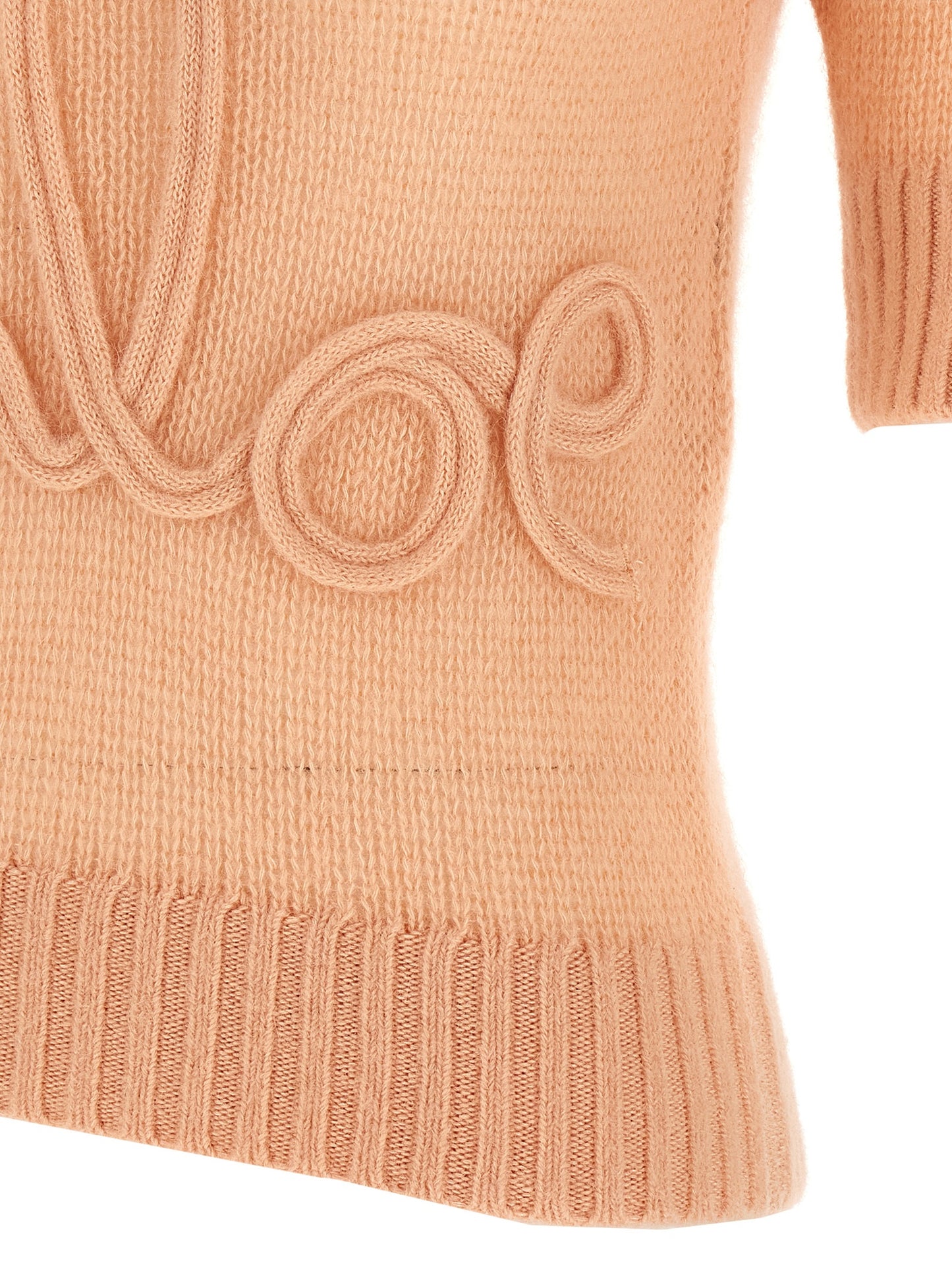 Logo embroidery sweater Sweater, cardigans