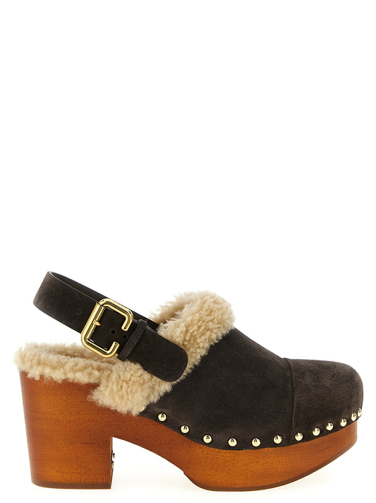 'Jeannette' clogs Wedges