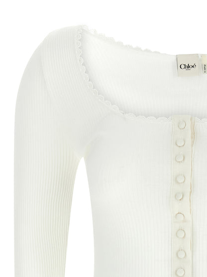 Mini ruffled cardigan Sweater, cardigans