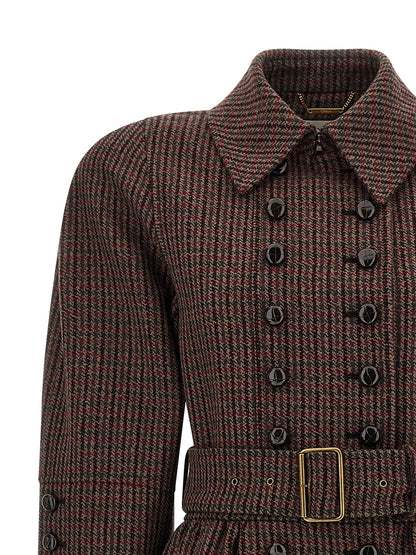 Double-breasted coat Coats, trench coats