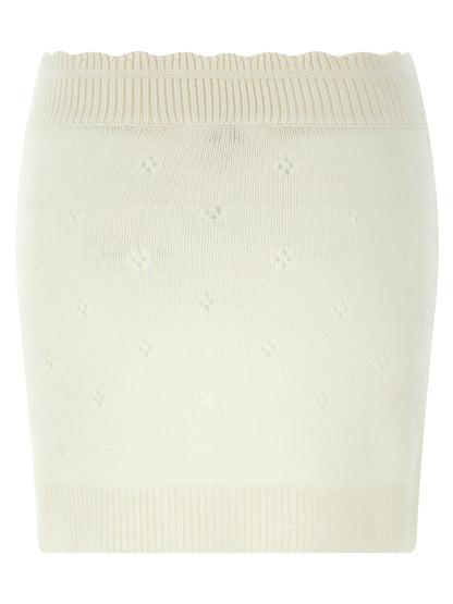 Jacquard logo skirt Skirts