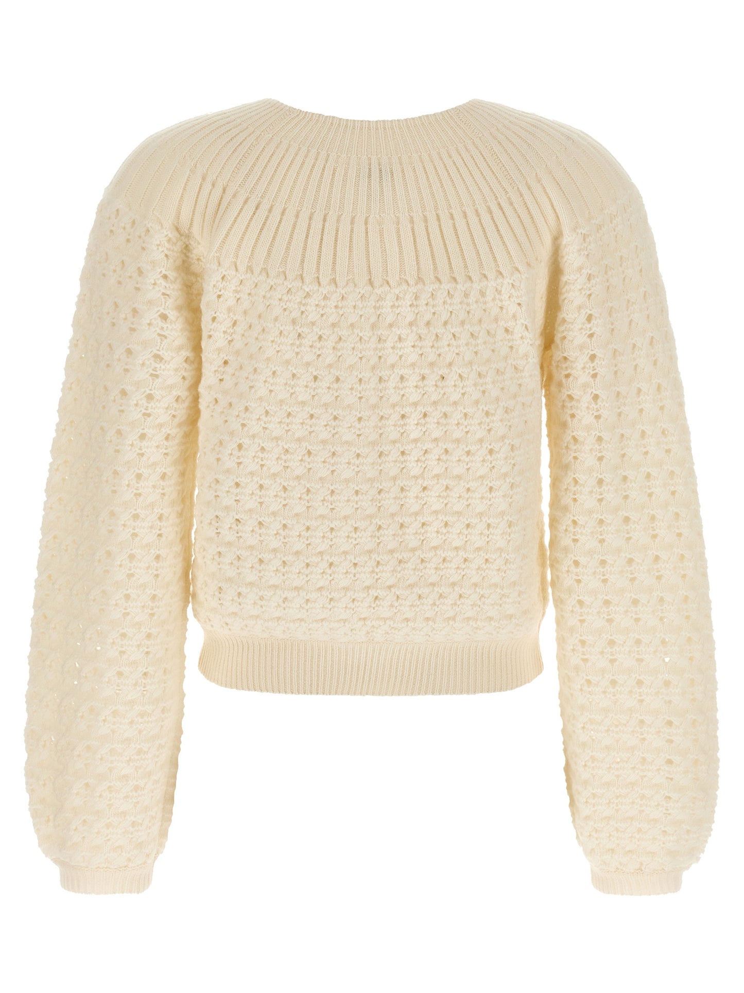 Jacquard logo cardigan Sweater, cardigans