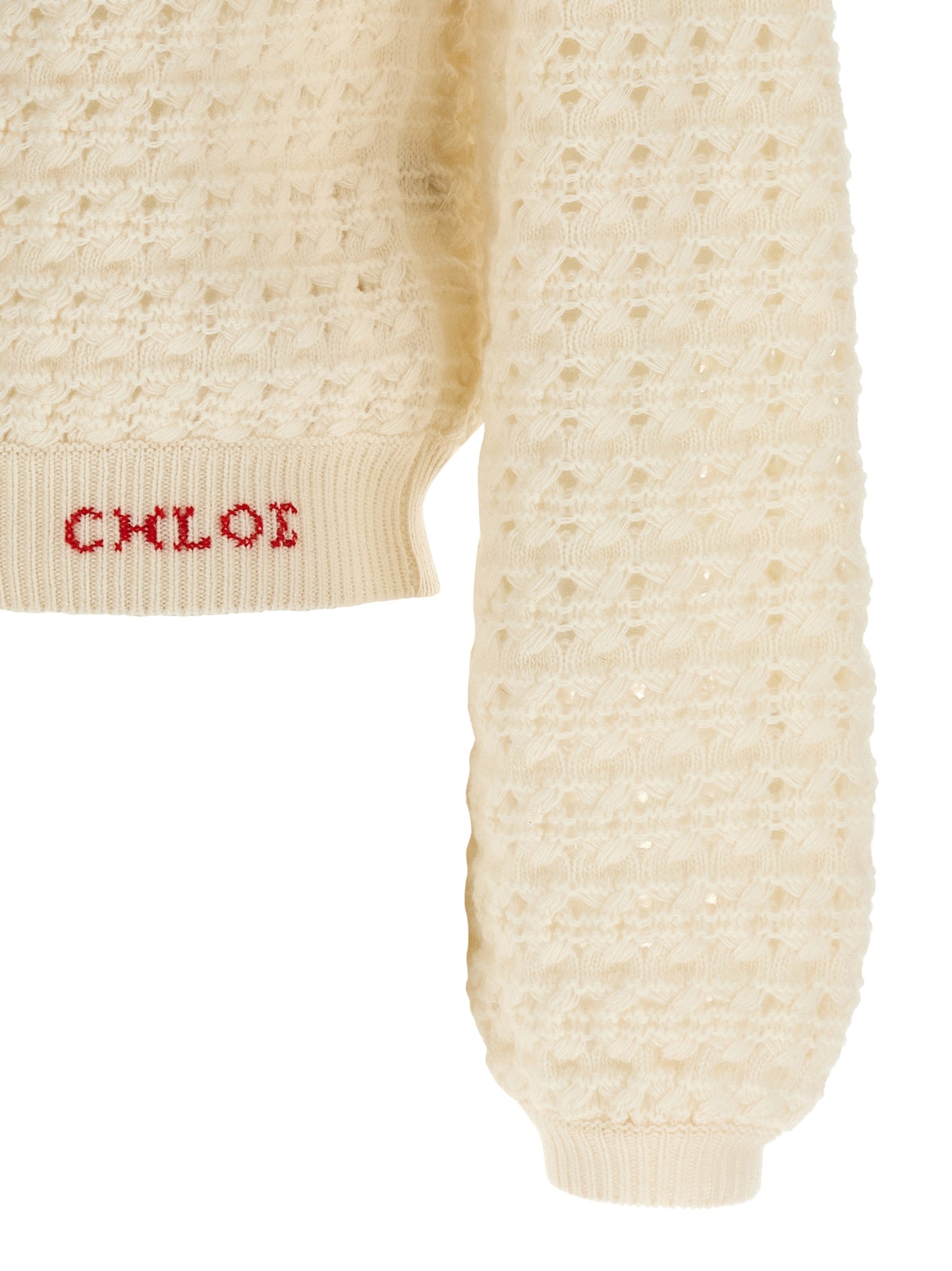 Jacquard logo cardigan Sweater, cardigans