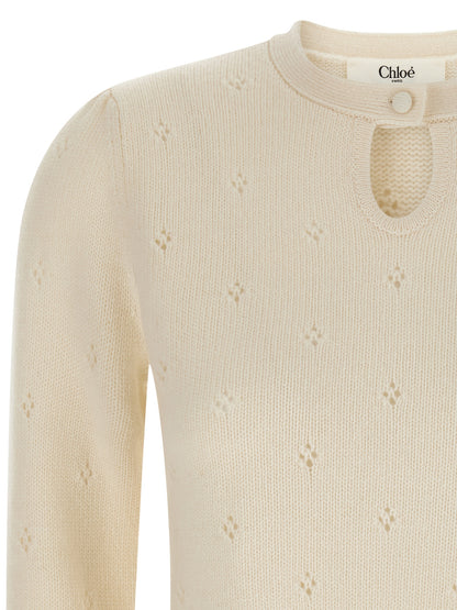 Jacquard logo sweater Sweater, cardigans