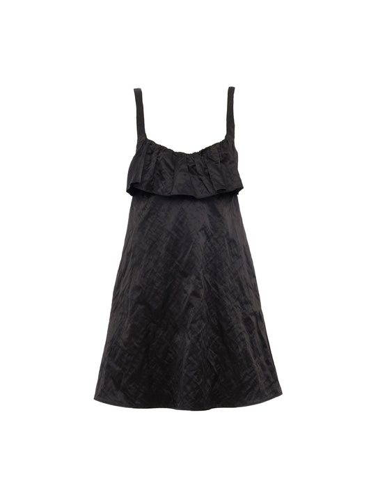 Chloé Mini dress without sleeves in washed technical satin