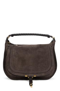 Chloé Shoulder bag Marcie in suede leather