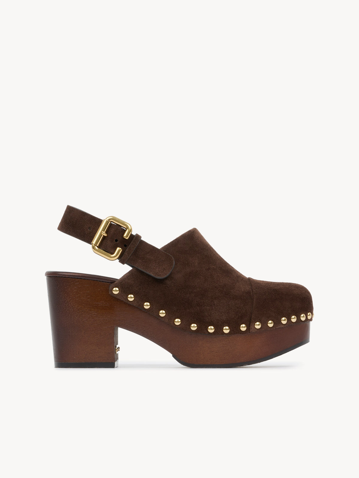 Chloé Clogs with studs and platform