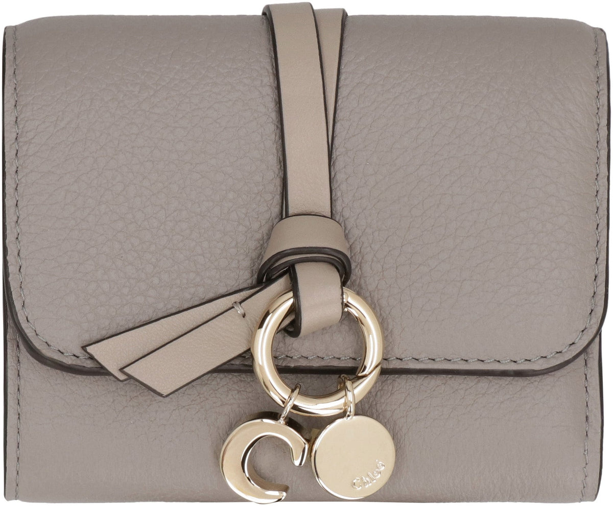 Chloé piccolo Alphabet leather tri-fold wallet