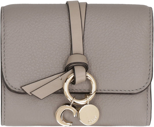 Chloé piccolo Alphabet leather tri-fold wallet