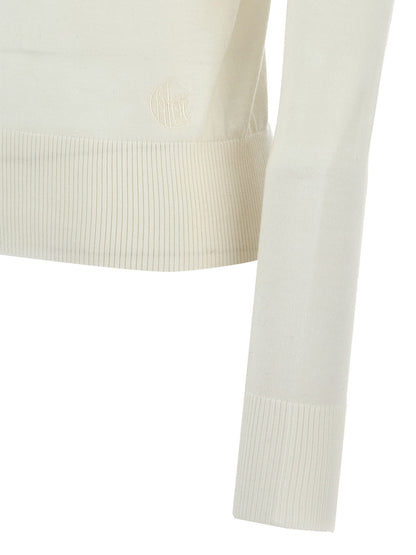 Logo embroidery turtleneck sweater Sweater, cardigans