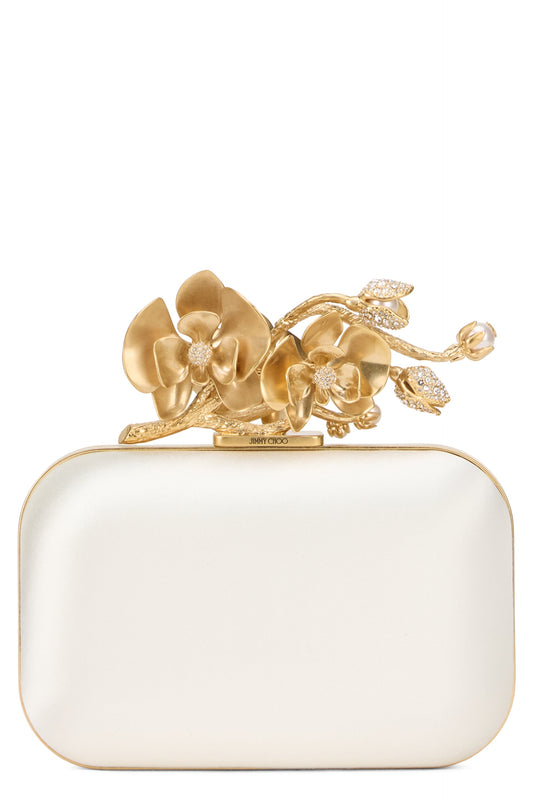 Jimmy Choo Clutch Cloud in satin
