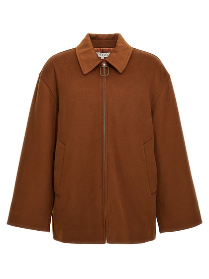 'Wire Puller' crop coat Coats, trench coats