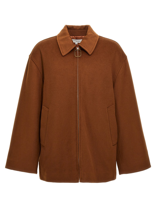 'Wire Puller' crop coat Coats, trench coats