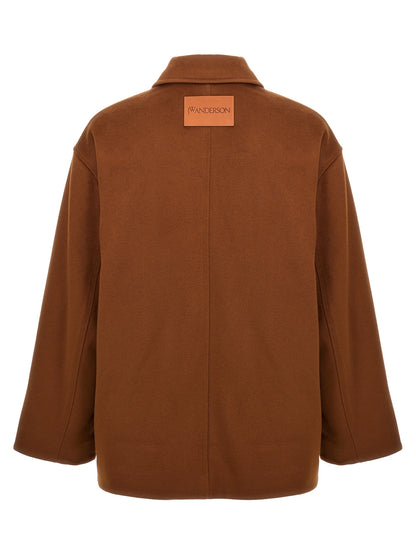 'Wire Puller' crop coat Coats, trench coats