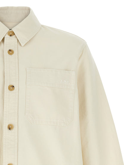 Logo embroidery shirt Shirt, blouse