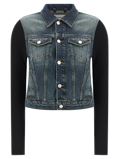 'Hybrid Rib Denim' jacket Down jacket, Parka, Casual jackets