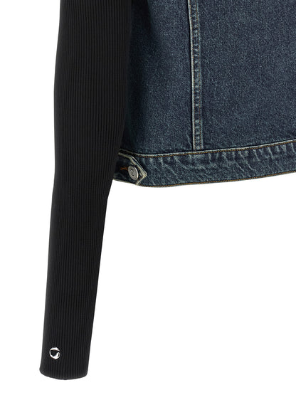'Hybrid Rib Denim' jacket Down jacket, Parka, Casual jackets