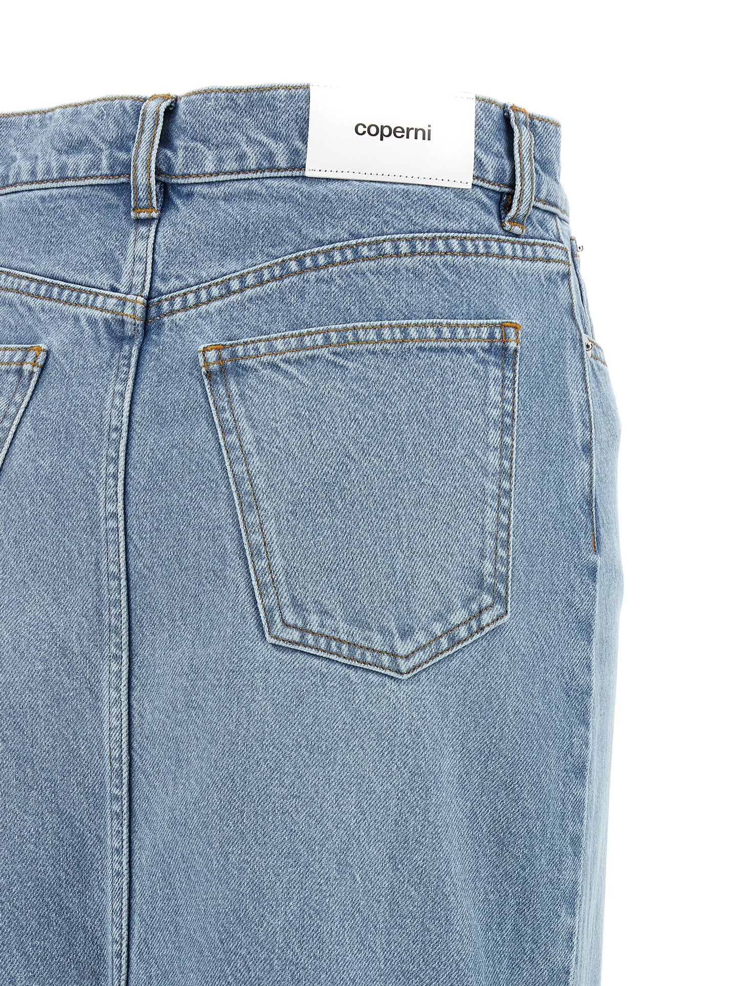 'One-Leg Denim' skirt Skirts