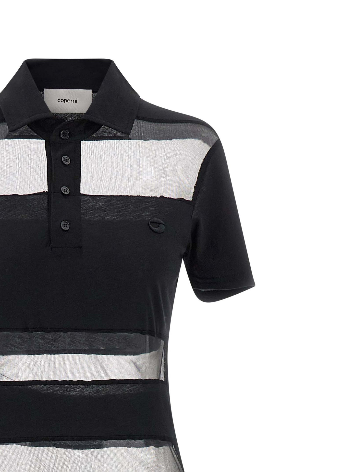 'Striped Sheer Polo' dress Dresses