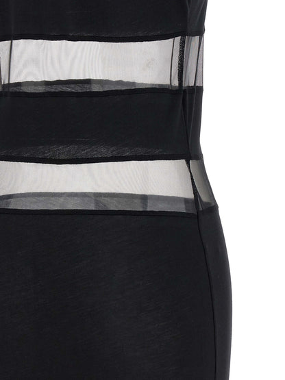 'Striped Sheer Polo' dress Dresses