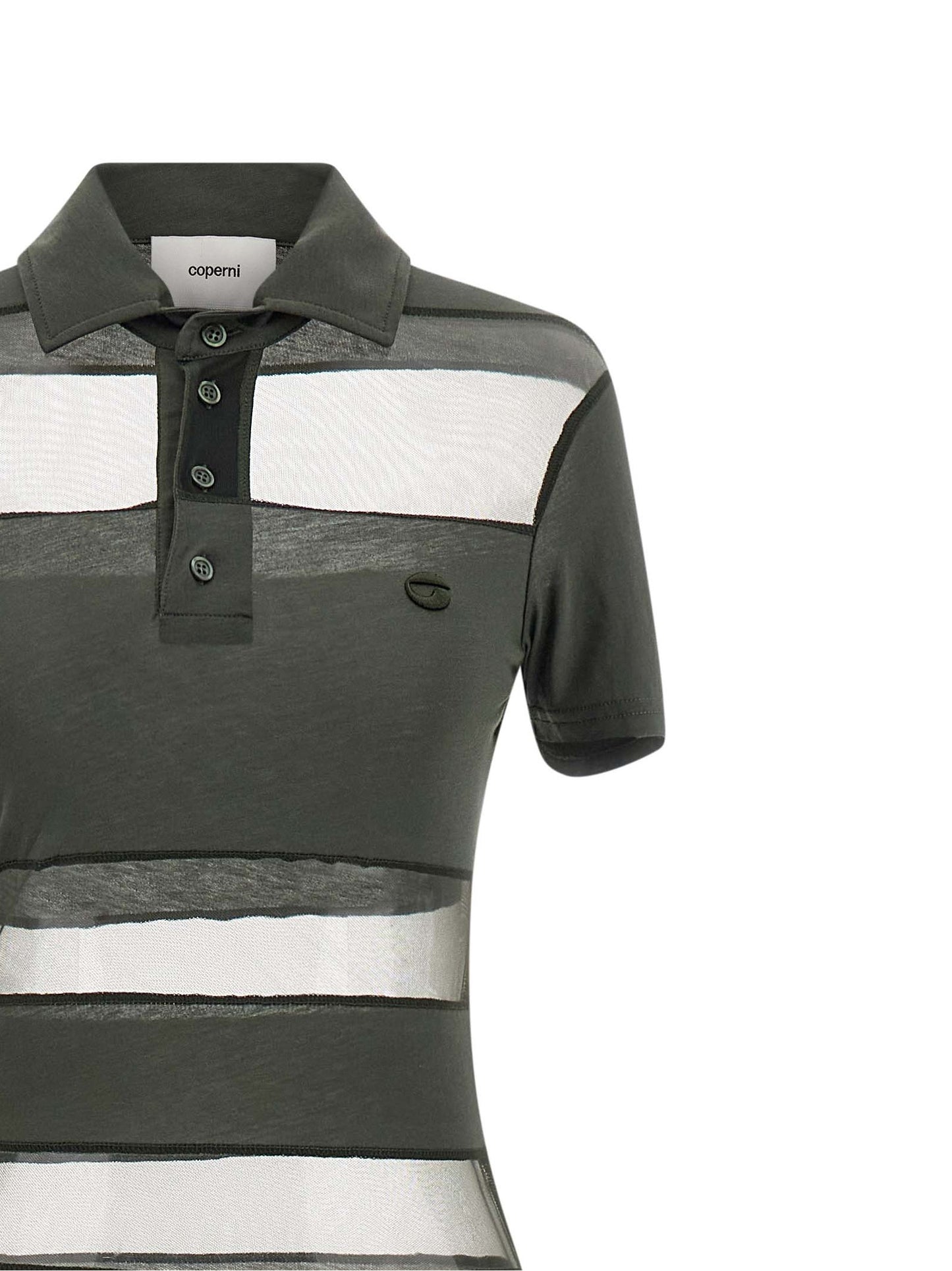 'Striped Sheer Polo' dress Dresses