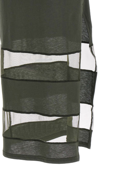 'Striped Sheer Polo' dress Dresses