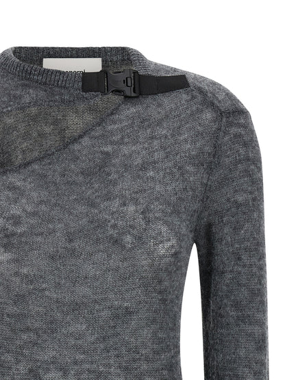 'Buckle Cut-Out' sweater Sweater, cardigans