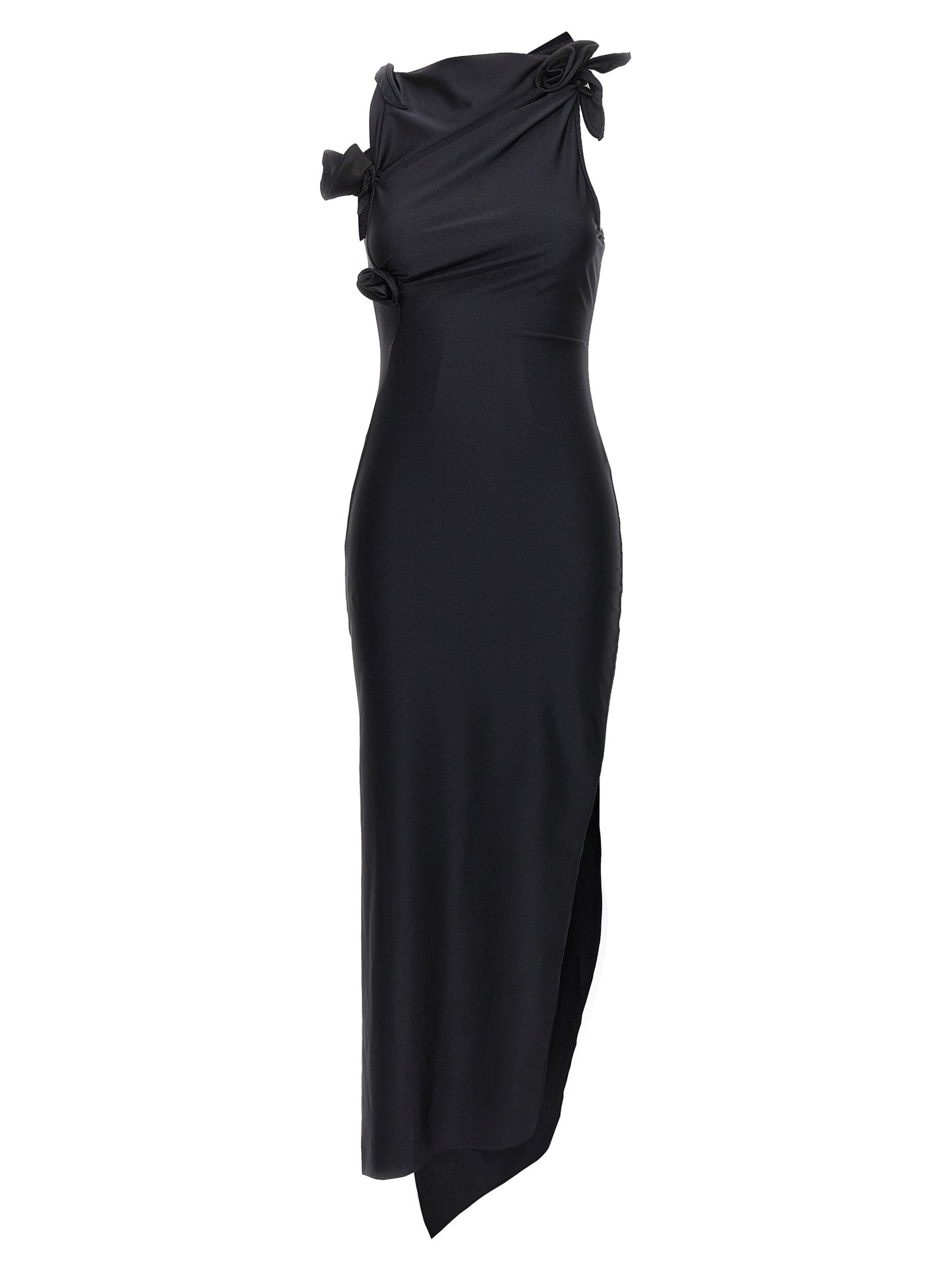 'Asymmetric flower' long dress Dresses