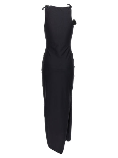 'Asymmetric flower' long dress Dresses