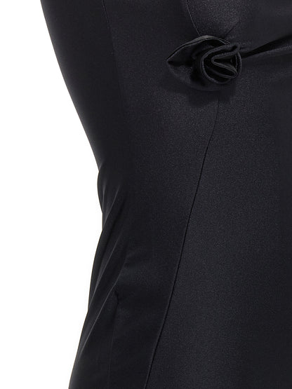 'Asymmetric flower' long dress Dresses
