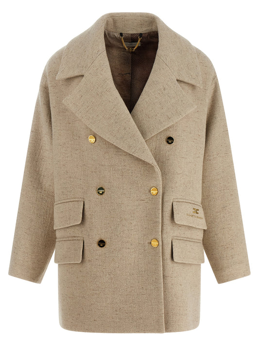 Double-breasted coat Coats, trench coats