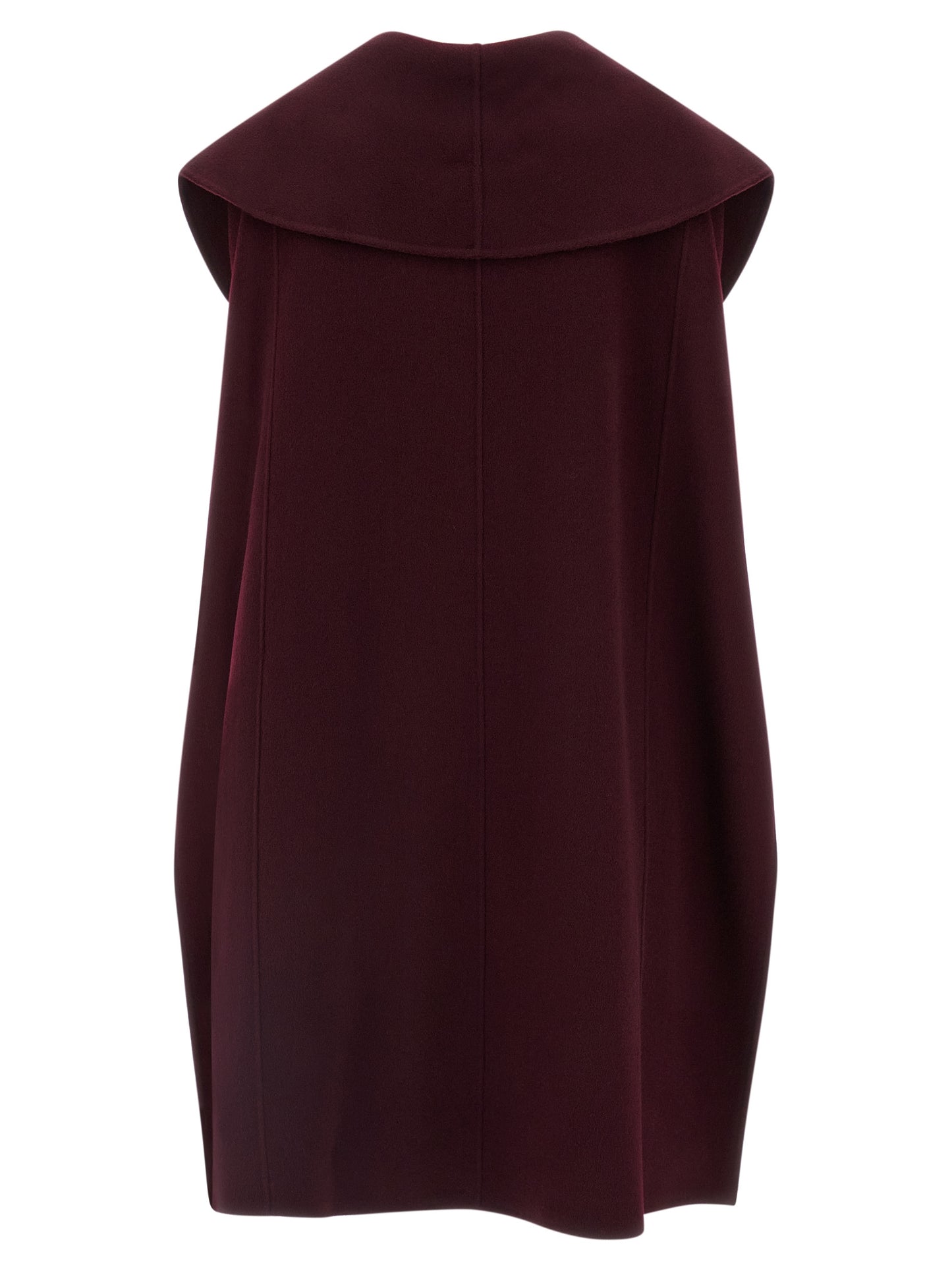 Double wool cape Capes
