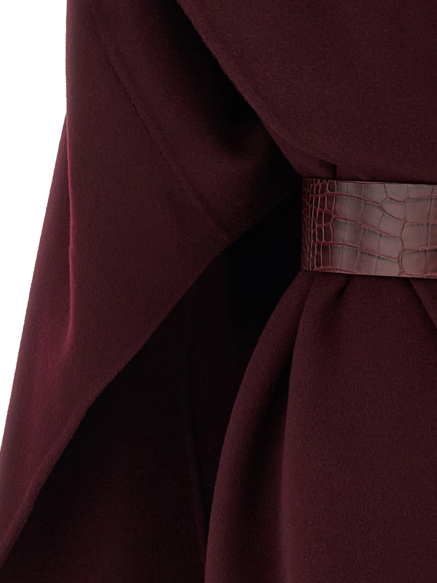 Double wool cape Capes