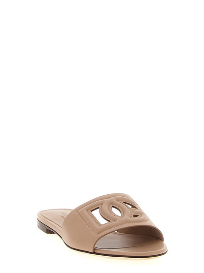 'DG' slides Sandals