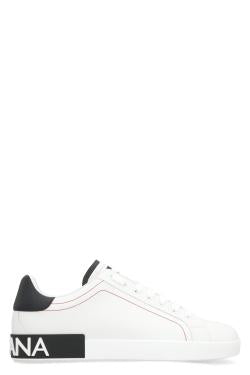 Dolce & Gabbana Portofino leather low-top sneakers